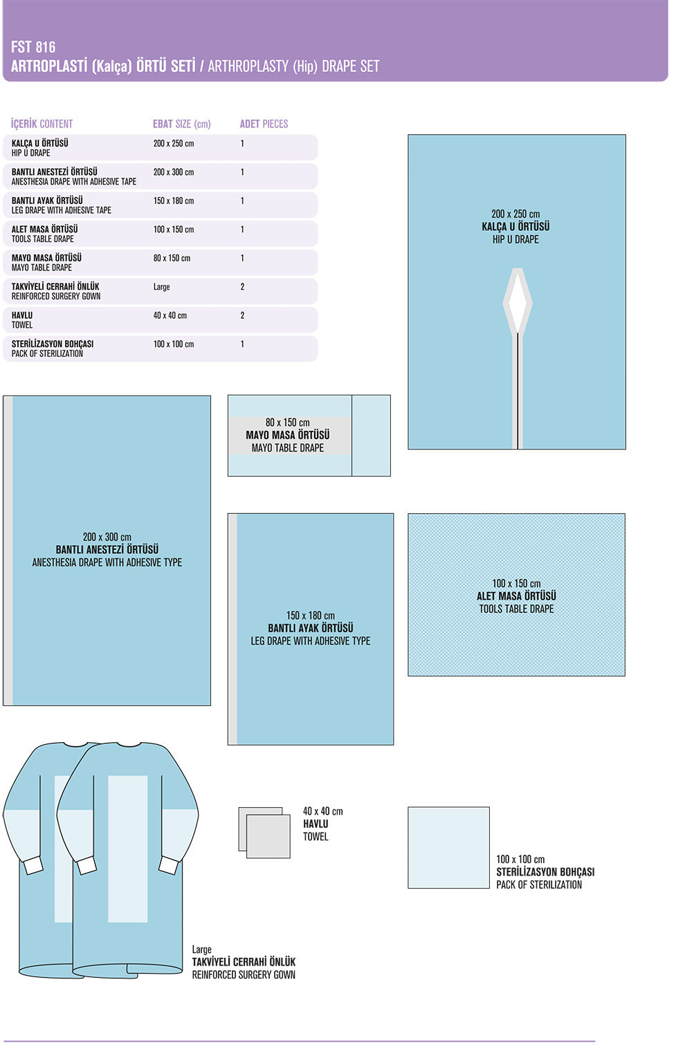Hip Drape Sets