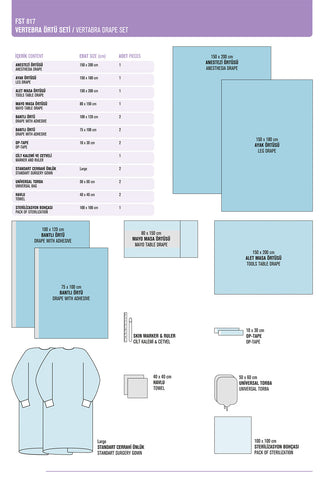 Vertabra Drape Sets