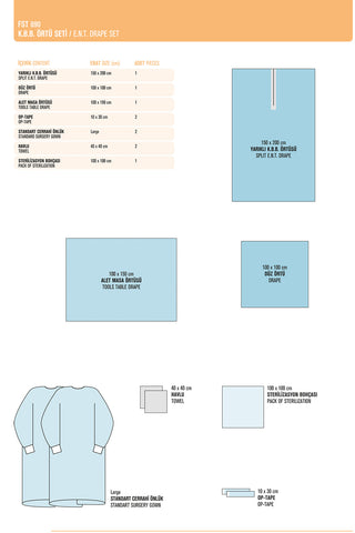 E.N.T Drape Set