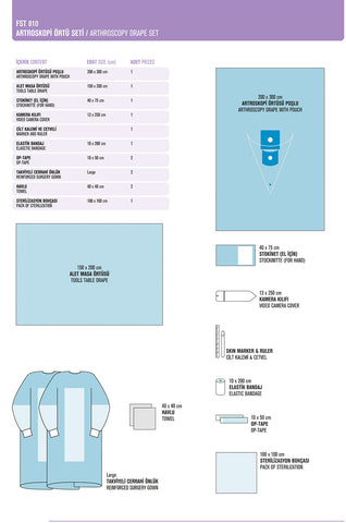Arthroscopy Drape Sets